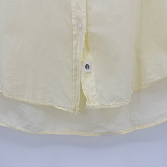 Grayson The Hero Button-Up Tissue Cotton Summer Shirt in Butter Yellow M - Picture 11 of 13